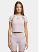 Karl Kani T-paidat Small Retro Shiny Jersey Cut Out purpuranpunainen