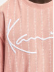 Karl Kani T-paidat Signature Pinstripe roosa