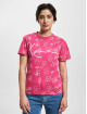 Karl Kani T-paidat Signature Flower vaaleanpunainen