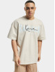 Karl Kani T-shirt College Signature Heavy Jersey bianco
