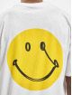 Karl Kani T-shirt Chest Signature Smiley Print bianco