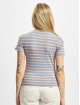 Karl Kani T-Shirt Small Signature Stripe blau