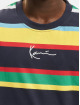 Karl Kani T-Shirt Small Signature Stripe blue