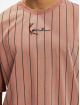Karl Kani t-shirt Small Signature Washed Pinstripe bruin