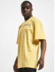 Karl Kani T-Shirt Autraph Pinstripe gelb