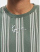 Karl Kani t-shirt Small Signature Striped groen