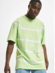 Karl Kani T-shirt Small Signature Stripe grön
