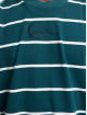 Karl Kani T-Shirt Small Signature Block Stripe grün