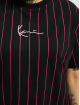 Karl Kani T-shirt Small Signature Essential Pinstripe Os nero