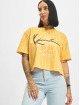 Karl Kani t-shirt Signature Crop Pinstripe oranje