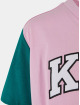 Karl Kani t-shirt Serif Crop Block pink