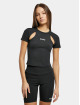 Karl Kani T-shirt Small Retro Shiny Jersey Cut Out svart