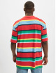 Karl Kani T-shirts Small Signature Stripe rød