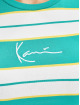 Karl Kani T-Shirty Small Signature Stripe niebieski