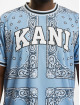 Karl Kani T-Shirty Serif Paisley Mesh niebieski