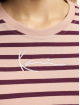 Karl Kani T-Shirty Small Signature Stripe rózowy