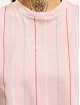 Karl Kani T-Shirty Small Signature Pinstripe Cropped rózowy