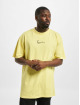Karl Kani T-skjorter Small Signature Washed gul