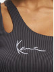 Karl Kani Tops Small Signature One Shoulder nero