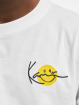 Karl Kani Trika Chest Signature Smiley Print bílý
