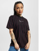 Karl Kani Trika Small Signature Essential Pinstripe Os čern