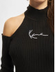 Karl Kani Tričká dlhý rukáv Small Signature Cutout Rib Turtle Neck èierna