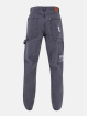 Karl Kani Väljät farkut Retro Tape Workwear Denim Loose Fit harmaa