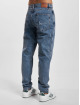 Karl Kani Väljät farkut Small Signature Tape Five Pocket Denim Loose Fit indigonsininen