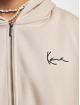 Karl Kani Vetoketjuhupparit Chest Signature Essential beige