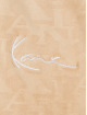 Karl Kani Zip Hoodie Chest Signature Velvet Logo beige