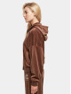 Karl Kani Zip Hoodie Chest OG Velvet braun