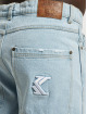 Karl Kani Šortky Og Heavy Distressed Denim modrý