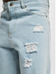 Karl Kani Šortky Og Heavy Distressed Denim modrý