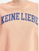 Keine Liebe Pullover College orange
