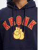 Kronk Hoodies Gloves Applique blå