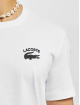 Lacoste Camiseta Chest Croc blanco