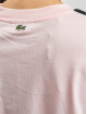Lacoste Camiseta de manga larga Racing Stripes rosa