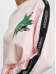 Lacoste Camiseta de manga larga Racing Stripes rosa