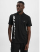 Lacoste Poloshirts Short Sleeved Ribbed Collar sort