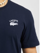 Lacoste t-shirt Chest Croc blauw