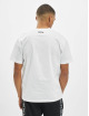 Les Hommes T-Shirt Dart blanc