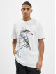 Les Hommes T-Shirt Graphic City white