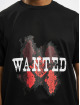 Les Hommes T-skjorter Wanted svart