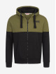 Lonsdale London Sweatvest Lucklawhill olijfgroen