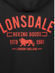 Lonsdale London Sweatvest Latheron zwart