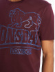 Lonsdale London T-Shirty Langsett czerwony