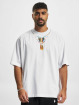 Marcelo Burlon T-Shirt Feathers Necklace Over blanc