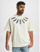 Marcelo Burlon T-Shirt Collar Feathers Over blanc