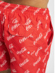 Merchcode Badeshorts Coca Cola Logo All Over Print red