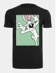 Merchcode Camiseta Looney Tunes Bugs Bunny Funny Face negro